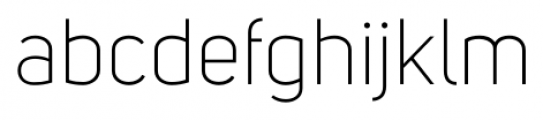 Uni Sans Light Font LOWERCASE