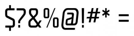Unicod Sans Condensed Regular Font OTHER CHARS