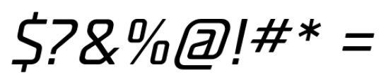 Unicod Sans Italic Font OTHER CHARS