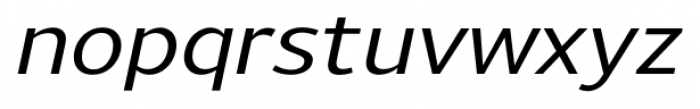 Uniman Medium Italic Font LOWERCASE