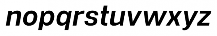 Uninsta DemiBold Italic Font LOWERCASE