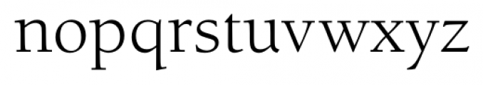 University Oldstyle Book Font LOWERCASE