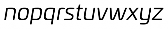 Univia Pro Book Italic Font LOWERCASE