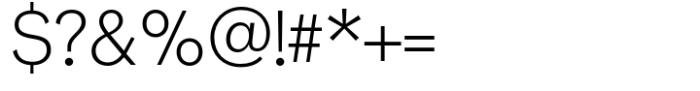 UNCMMN Directas Light Font OTHER CHARS