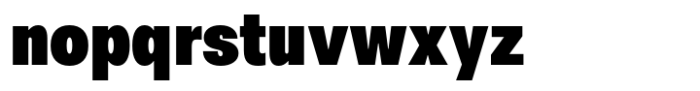 UNCMMN Nominee Black Condensed Font LOWERCASE