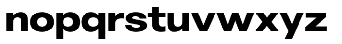 UNCMMN Nominee Extra Bold Expanded Font LOWERCASE