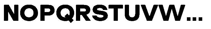 UNCMMN Plygrnd Black Font UPPERCASE