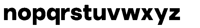 UNCMMN Plygrnd Black Font LOWERCASE