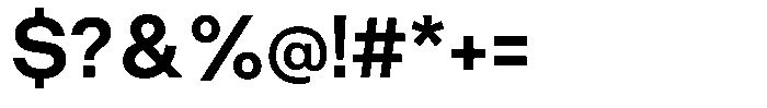 UNCMMN Plygrnd Bold Font OTHER CHARS