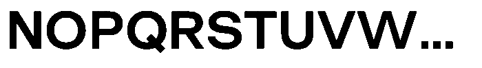 UNCMMN Plygrnd Bold Font UPPERCASE