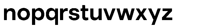 UNCMMN Plygrnd Bold Font LOWERCASE
