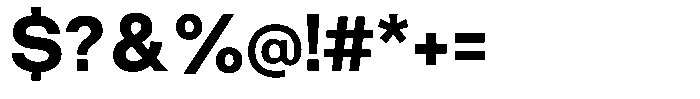 UNCMMN Plygrnd Extrabold Font OTHER CHARS