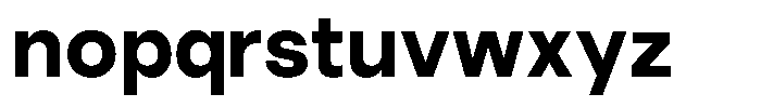 UNCMMN Plygrnd Extrabold Font LOWERCASE