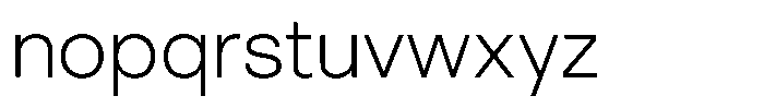 UNCMMN Plygrnd Light Font LOWERCASE
