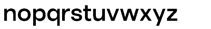 UNCMMN Plygrnd Semibold Font LOWERCASE