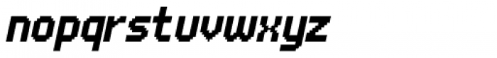 UNDA Bitmap Italic Regular Font LOWERCASE