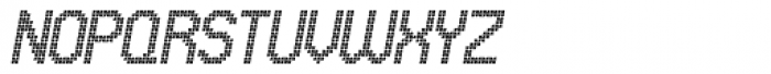 UNDA Square Fine Italic Font UPPERCASE