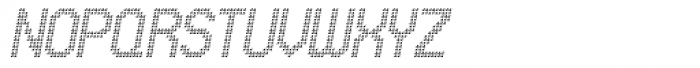 UNDA Triangle Fine Italic Font UPPERCASE