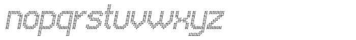 UNDA Triangle Fine Italic Font LOWERCASE