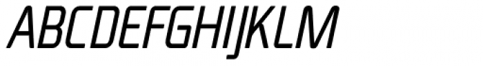 UNicod Sans Condensed Italic Font UPPERCASE