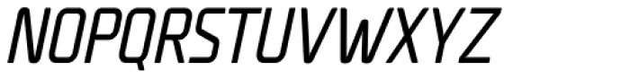 UNicod Sans Condensed Italic Font UPPERCASE