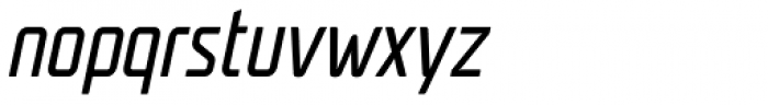 UNicod Sans Condensed Italic Font LOWERCASE