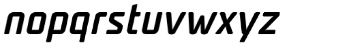 UNicod Sans Medium Italic Font LOWERCASE