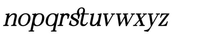 Unclare Black Italic Font LOWERCASE