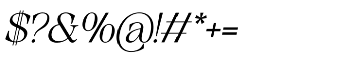 Unclare Semibold Italic Font OTHER CHARS