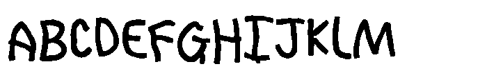 Uncle Busy Bold Regular Font UPPERCASE