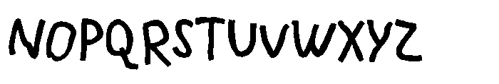 Uncle Busy Bold Regular Font UPPERCASE