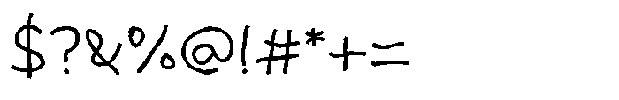 Uncle Busy Regular Font OTHER CHARS