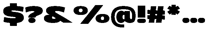 Uncmmn Genio Black Font OTHER CHARS