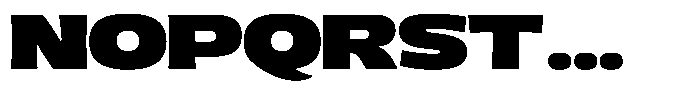 Uncmmn Genio Black Font UPPERCASE