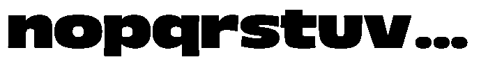 Uncmmn Genio Black Font LOWERCASE