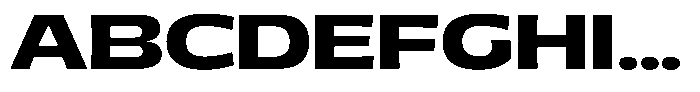 Uncmmn Genio Bold Font UPPERCASE