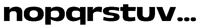 Uncmmn Genio Bold Font LOWERCASE