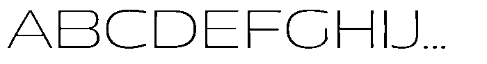 Uncmmn Genio Light Font UPPERCASE