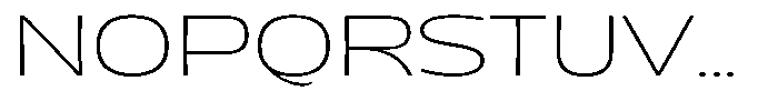 Uncmmn Genio Light Font UPPERCASE