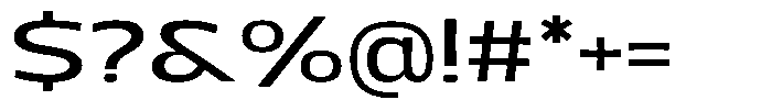 Uncmmn Genio Medium Font OTHER CHARS