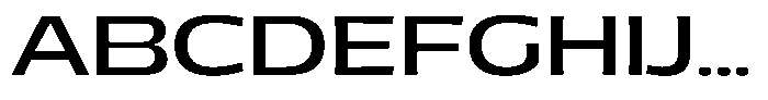 Uncmmn Genio Medium Font UPPERCASE