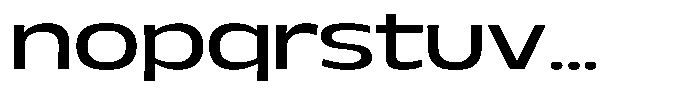 Uncmmn Genio Medium Font LOWERCASE