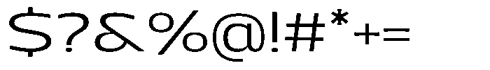 Uncmmn Genio Regular Font OTHER CHARS