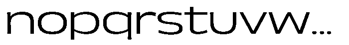 Uncmmn Genio Regular Font LOWERCASE