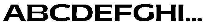 Uncmmn Genio Semi Bold Font UPPERCASE