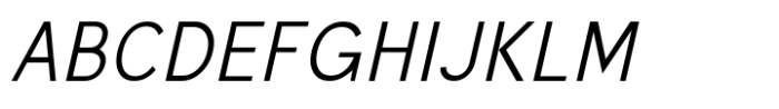 Undeka Light Italic Font UPPERCASE