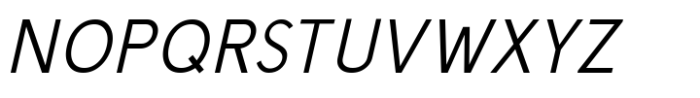 Undeka Light Italic Font UPPERCASE