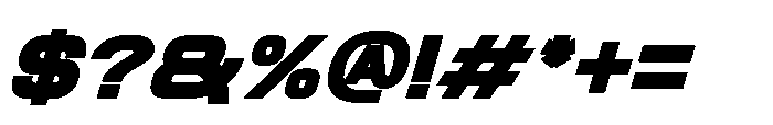 Under Mind Sans Bold Italic Font OTHER CHARS
