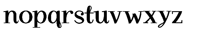 Under The Mistletoe Bold Font LOWERCASE