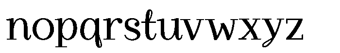 Under The Mistletoe Regular Font LOWERCASE